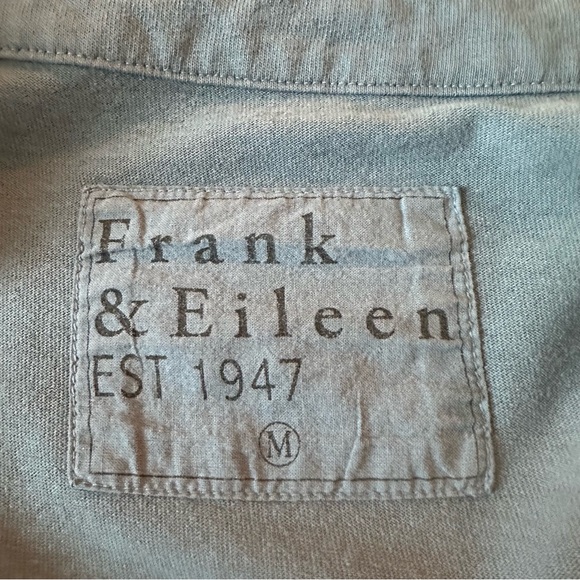 Frank & Eileen Hydrangea Nicole Popover Henley Jersey Dress. Size Medium. - Picture 2 of 8